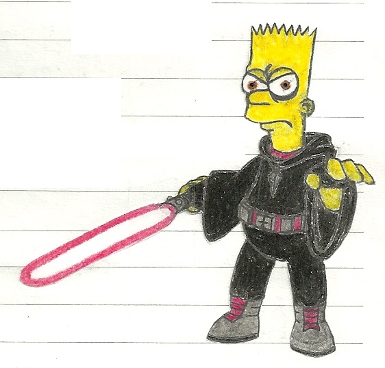 Bart Simpson Lord of the Sith