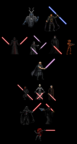 Canon Sith Collection (Custom Sprites) by Aeruhl on DeviantArt