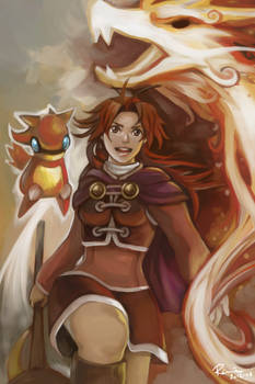 Golden Sun:  Lina,Jenna