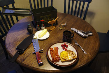 typical American Breakfast