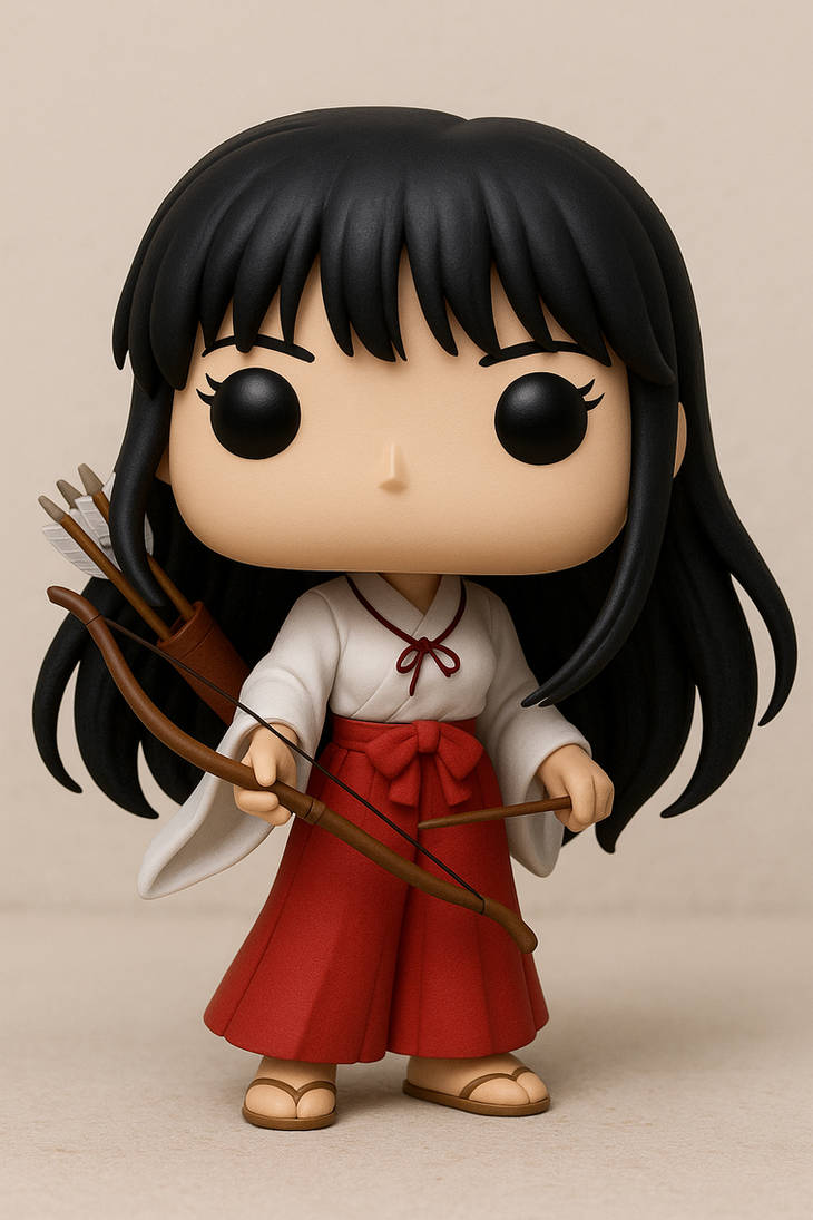 Kikyo Funko With Her Hair Down by Nikki1975 on DeviantArt