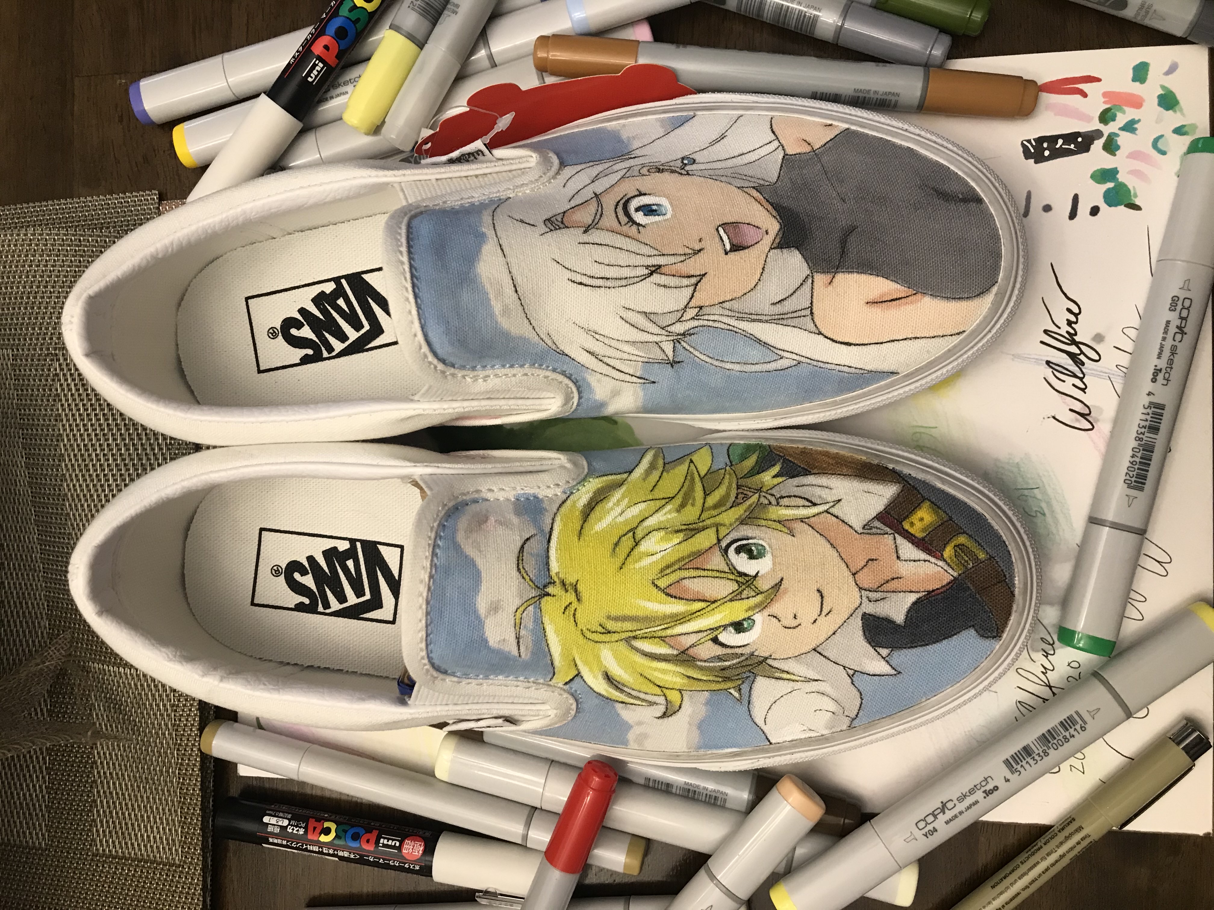 Vans- 7 Deadly Sins Anime 44Wildfire44 on