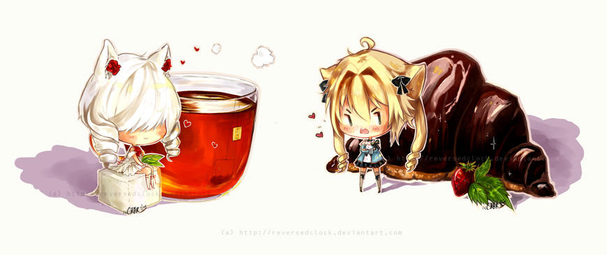 Chibi Food 4,5| 2nd batch by ReversedClock on DeviantArt