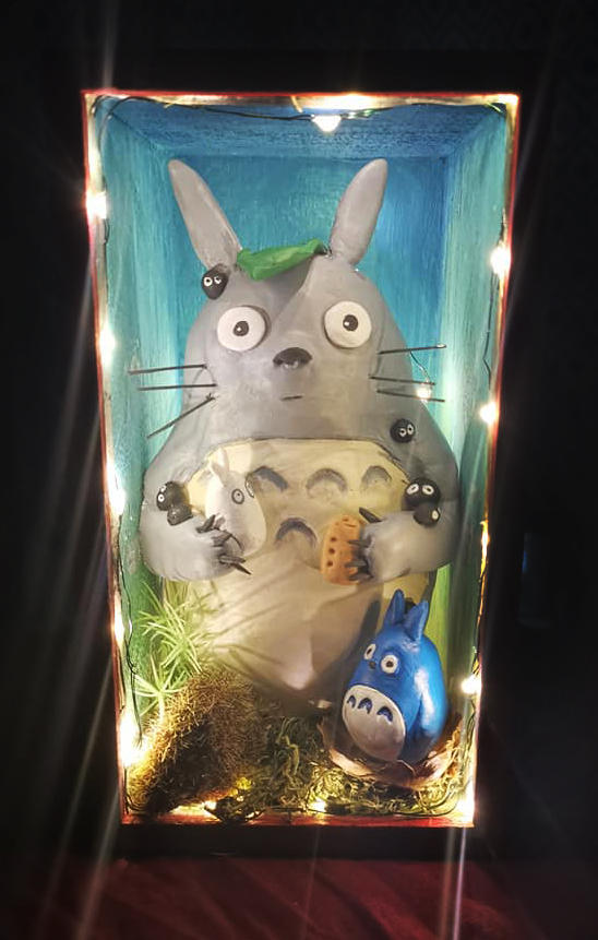 Totoro Book Nook by MaryKhaos on DeviantArt