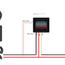 Volt/Amperemeter Anschluss