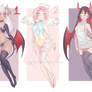 [PRICE LOWERED]Demon and Angel - ADOPTS [CLOSED]