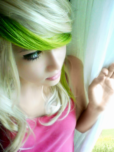 Green Blonde Hair