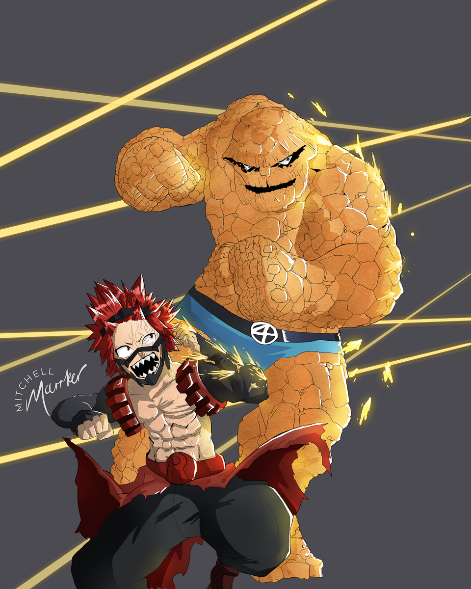 RED RIOT X THE THING by RapidPowerBlast on DeviantArt