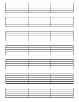 Guitar TAB Sheet 2