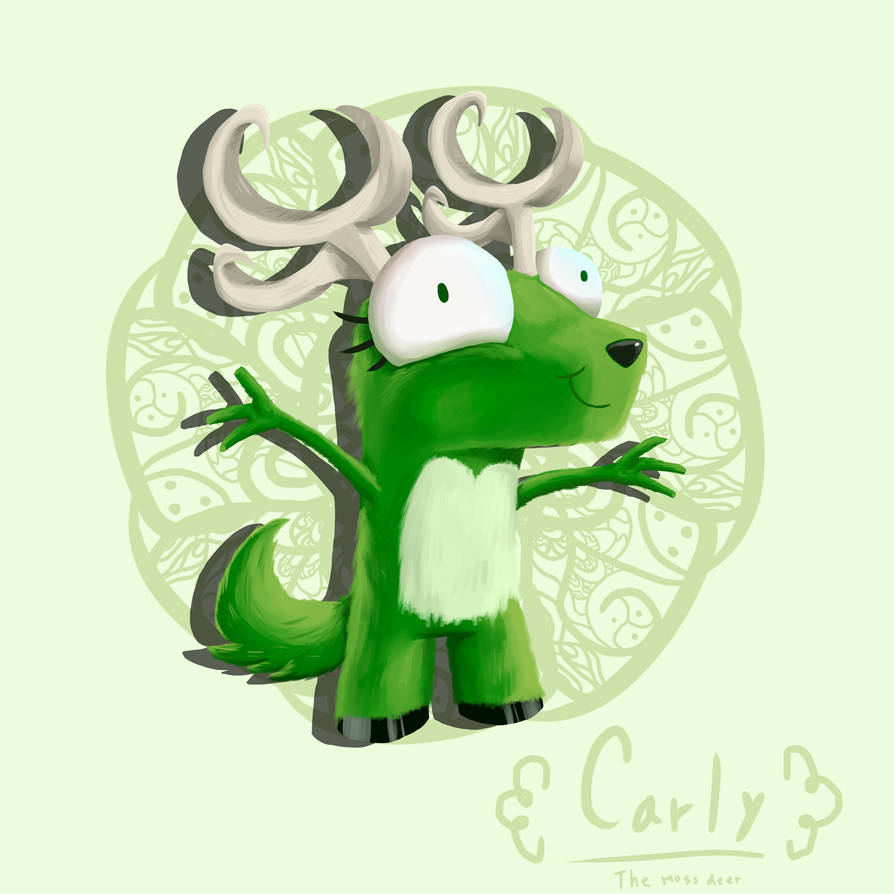 Carly The Moss Deer by RandyRBluewolf