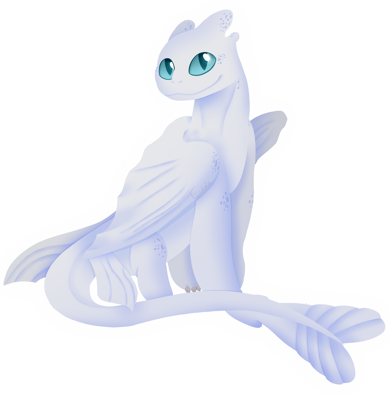 Light Fury fanart by castelainmlp on DeviantArt