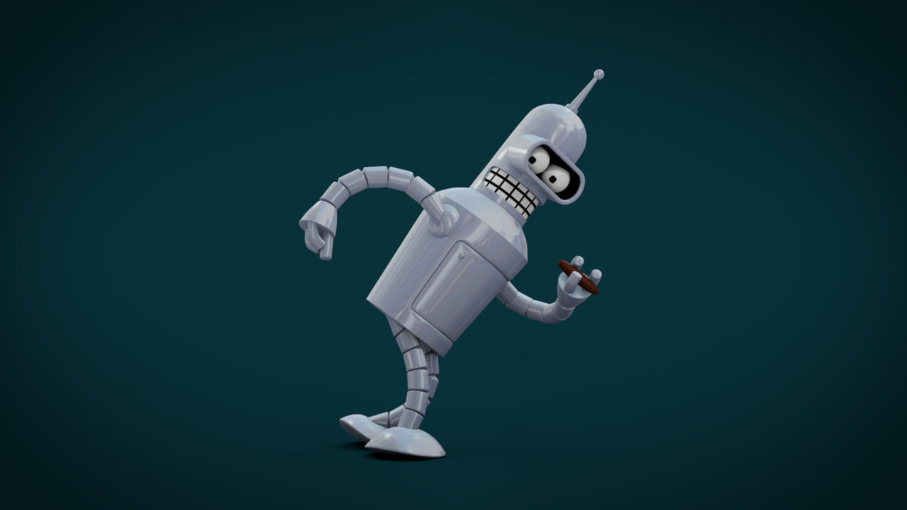 Bender Render by andycuccaro on DeviantArt