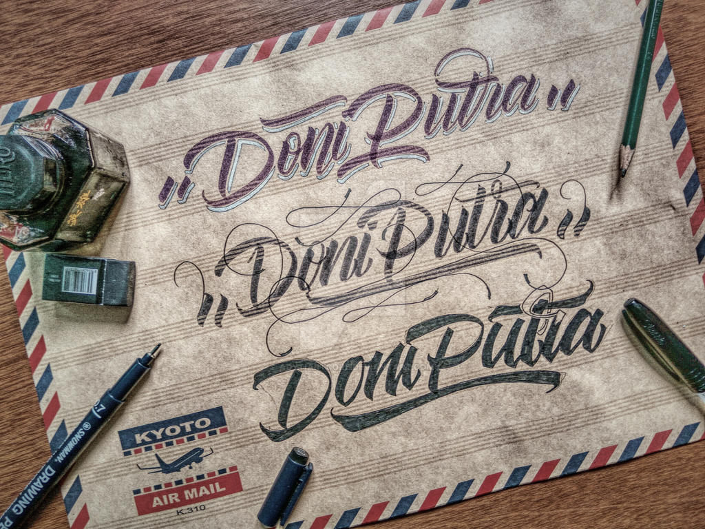 Mail lettering by adytiartcore on DeviantArt