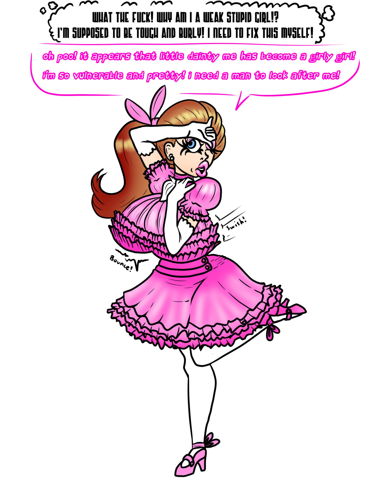 Wrapped in Ribbons by LewdJacket on DeviantArt