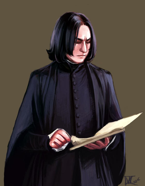 Snape Writing Snape and the book by jinaelee on DeviantArt