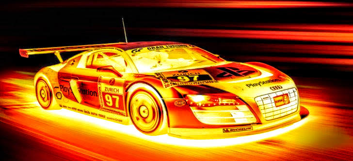 Neon Racing Fire Neon Fire Audi Race Car by ROGUE-RATTLESNAKE on DeviantArt