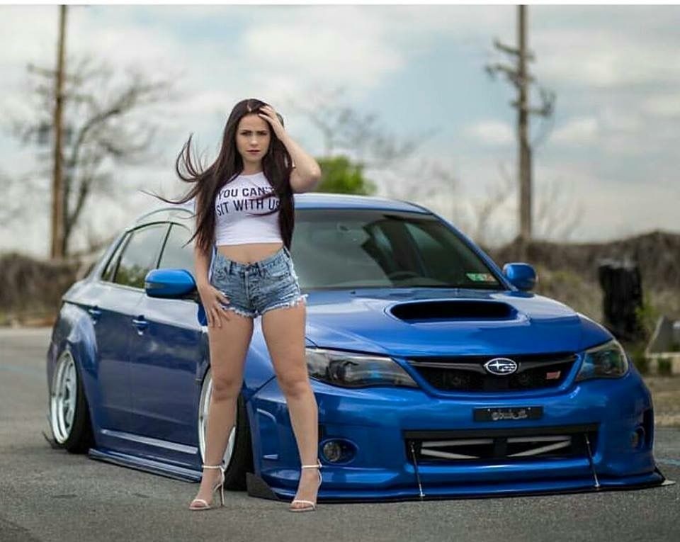 Hot Model And 2017 Subaru Wrx Modified By Rogue Rattlesnake On Hot Model And 2017 Subaru Wrx Modified By Rogue Rattlesnake