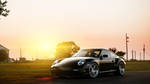 Porsche 911 Turbo at Sunset Wallpaper by ROGUE-RATTLESNAKE