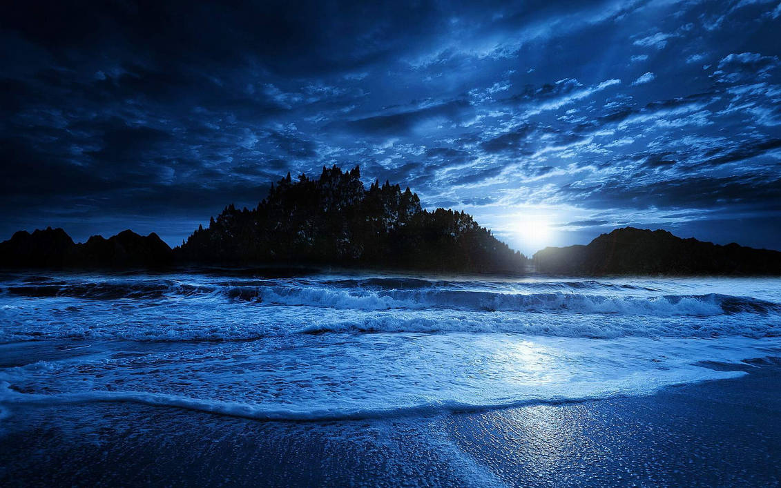 Ночь у береша. Ночное море. Ночь в море. Красивые ночные пейзажи. Берег моря ночью.
