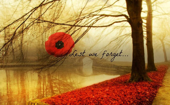 Lest We Forget - Remembrance Day