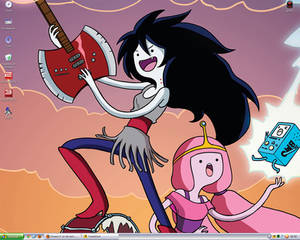 Marceline and PB desktop
