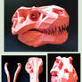 T-Rex Skull Papercraft