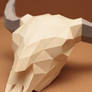 Bison Skull Papercraft V2