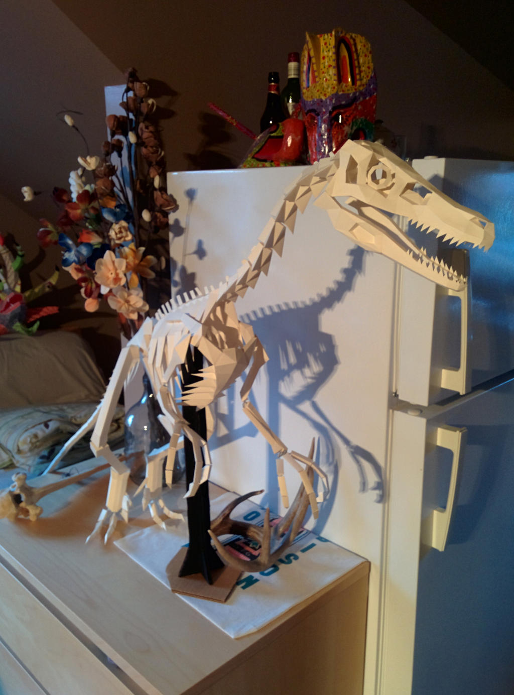 Velociraptor Skeleton Papercraft