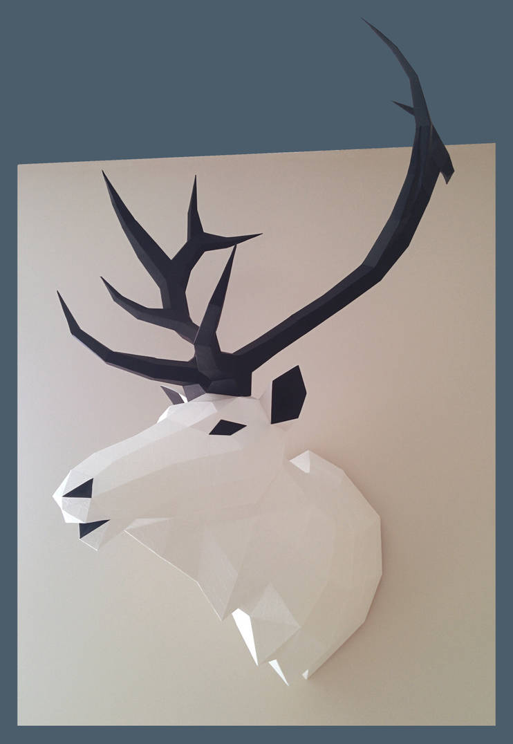 Elk Head Papercraft by Gedelgo on DeviantArt