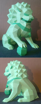 Lion Guardian (Foo Dog) Papercraft