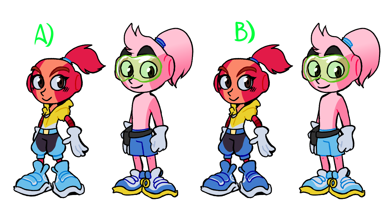 15004 Female Rascal female rascal and male QT gender-bent A or B? by Kennedysalivawolf on ...