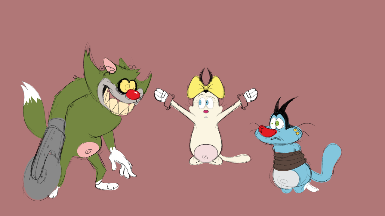 Oghs Grumpy aw Shucks oggy by Kennedysalivawolf on DeviantArt