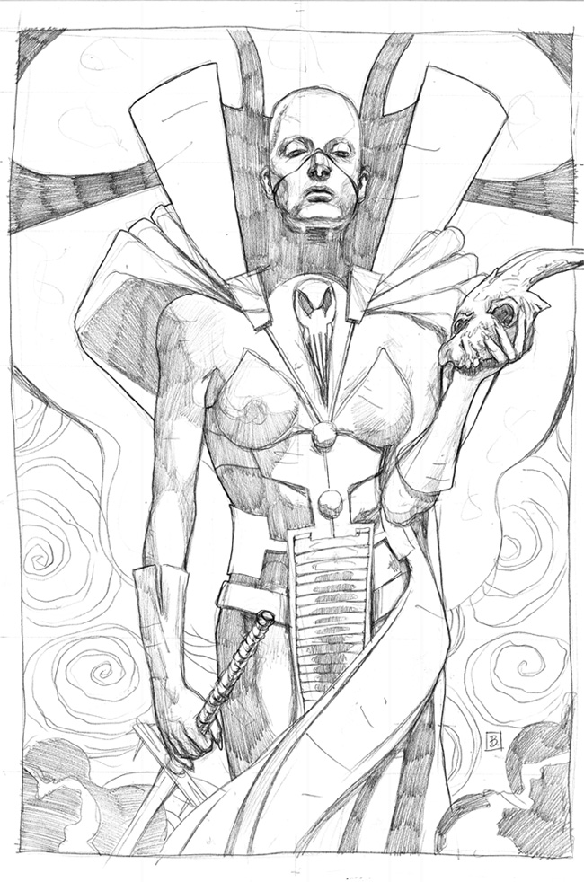 Hela, Goddess of Death pencils