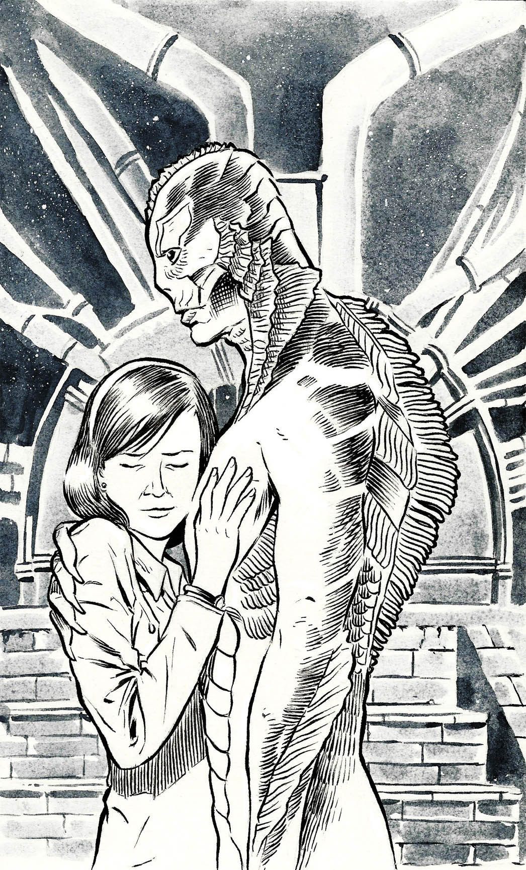 The Shape of Water Fanart