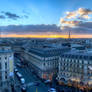 vue de la terrasse des Galeries Lafayette