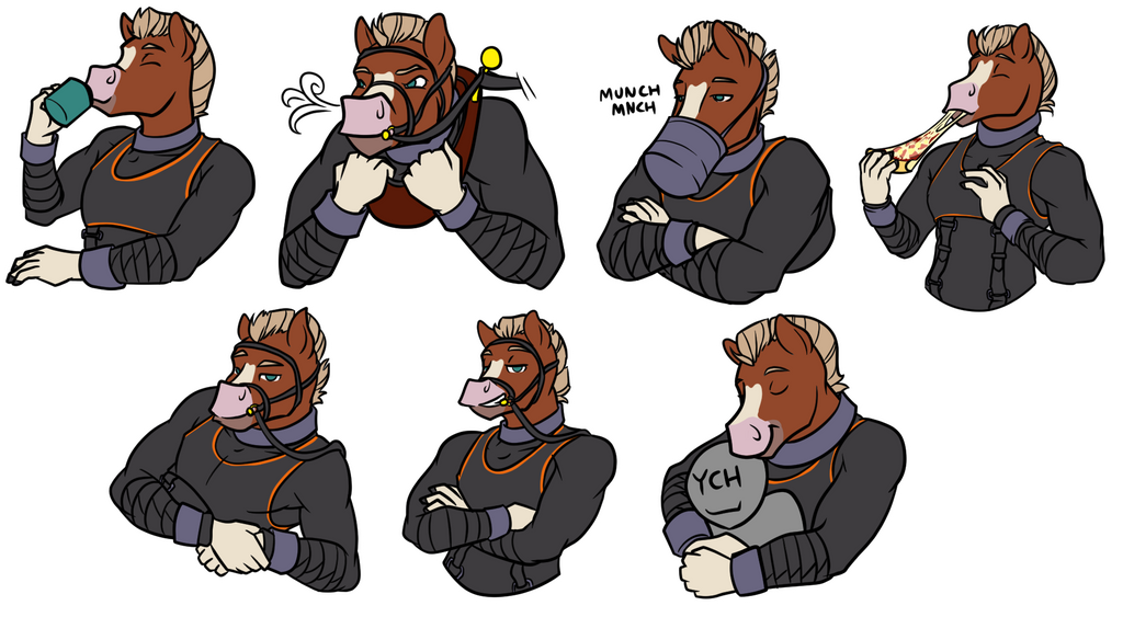 Simcoe Telegram Stickers by Haley-Halcyon-Arts on DeviantArt