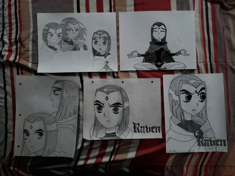 Old Raven Drawings. 