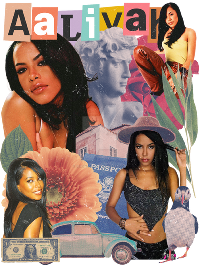 Aaliyah T-shirt Artwork PNG High Resolution by gemyngocart on DeviantArt