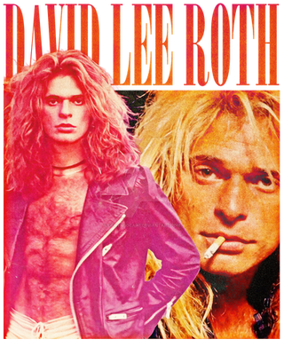 David Lee Roth T-shirt Artwork PNG High Resolutio