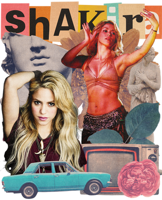 Shakira T-shirt Artwork PNG High Resolution
