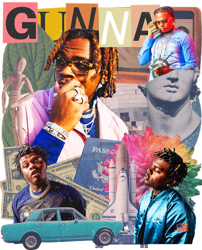 Gunna Fans Gunna T-shirt Artwork PNG High Resolution by frankiekhiem on DeviantArt