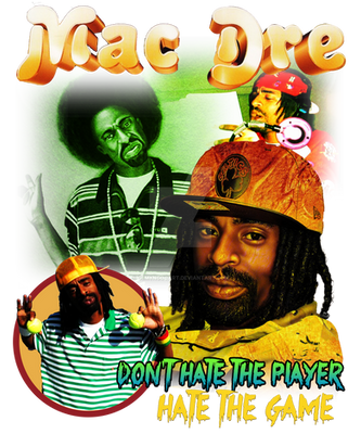 Mac Dre T-shirt Artwork PNG High Resolution