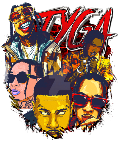 Tyga T-shirt Artwork PNG High Resolution by gemyngocart on DeviantArt