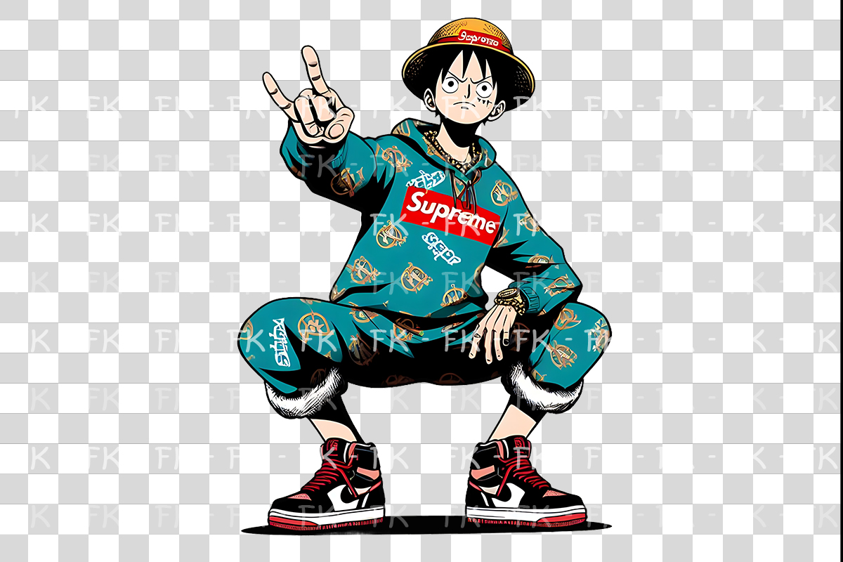 Luffy Gucci Hiphop PNG Transparent SVG Vector #1 by gemyngocart on  DeviantArt