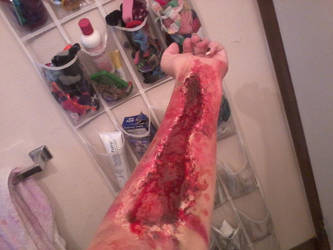 halloween arm gash