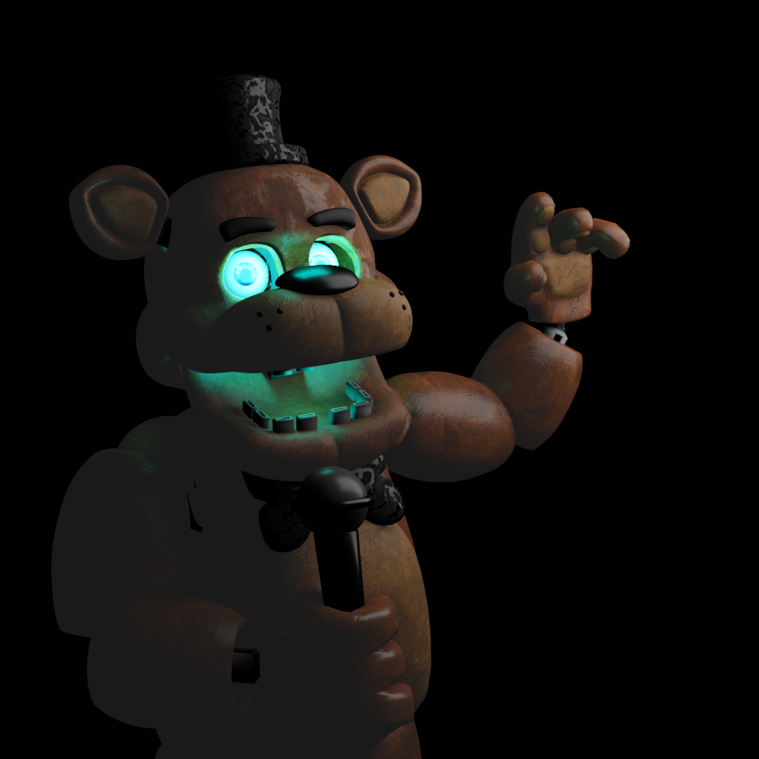 blender) another movie freddy fazbear full render by fazbear4564