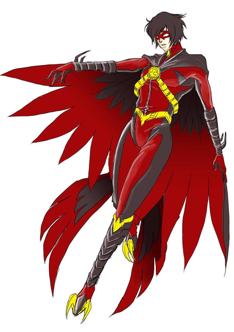 Red Robin Redesign : Pre color by namielric on DeviantArt