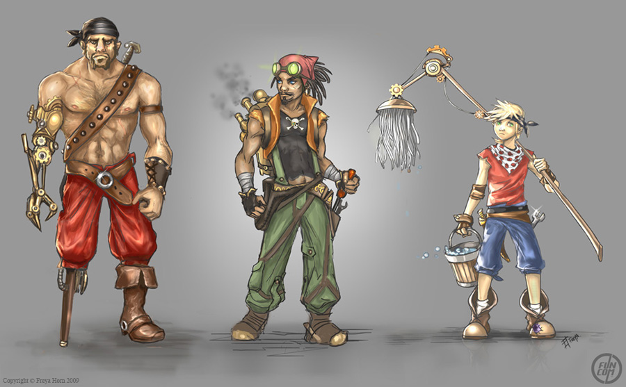 Steampunk Pirate Boys