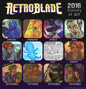 2016 Summary of Art- RetroBlade