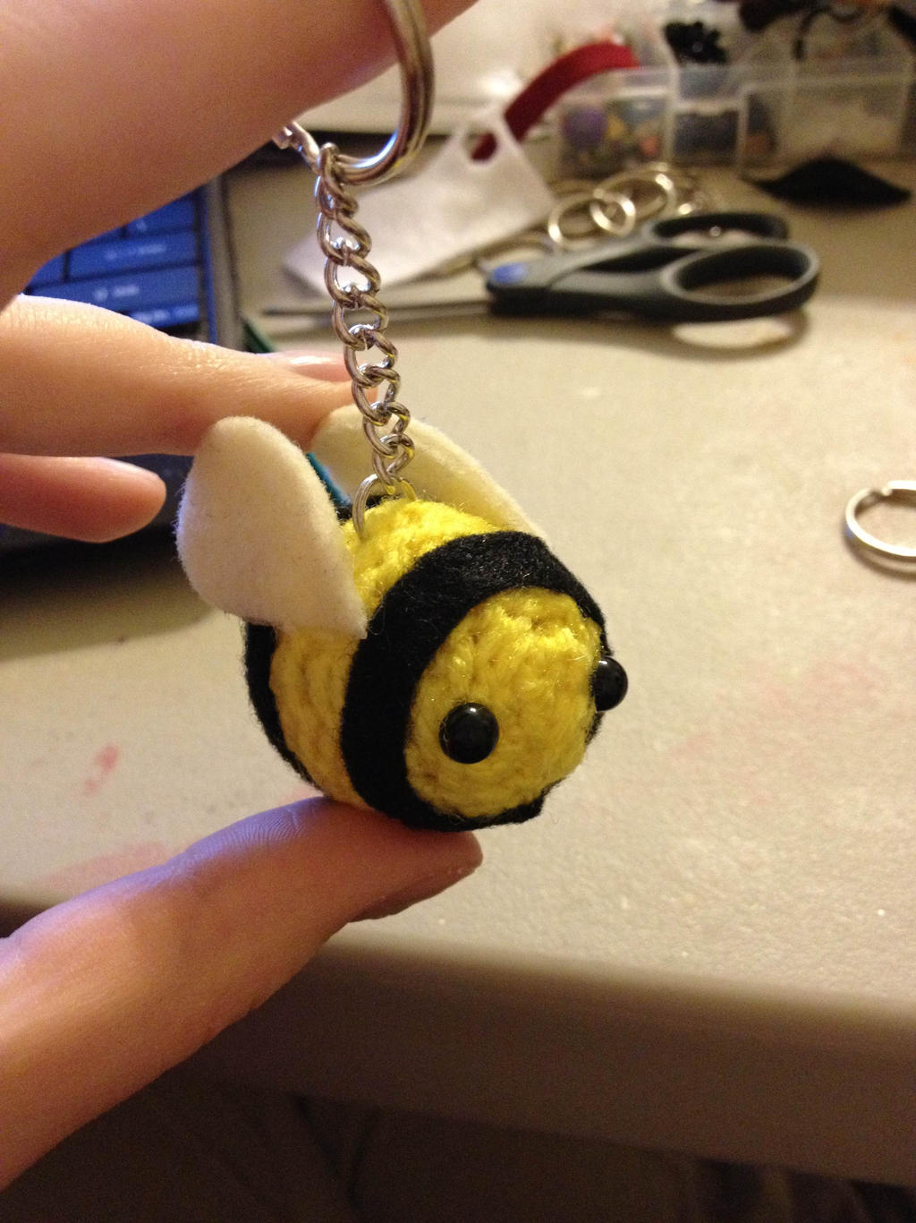 New Bee key chain